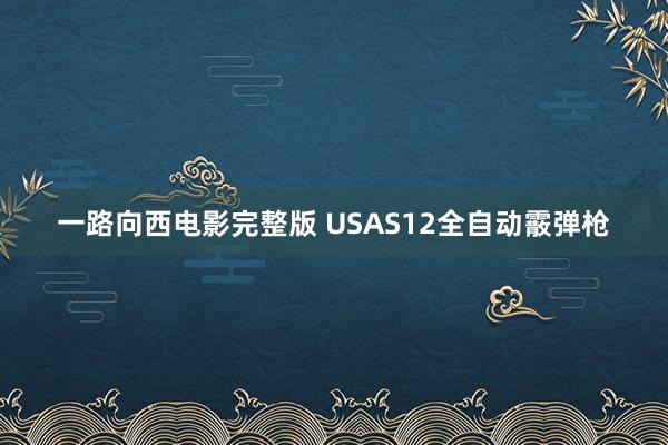 一路向西电影完整版 USAS12全自动霰弹枪